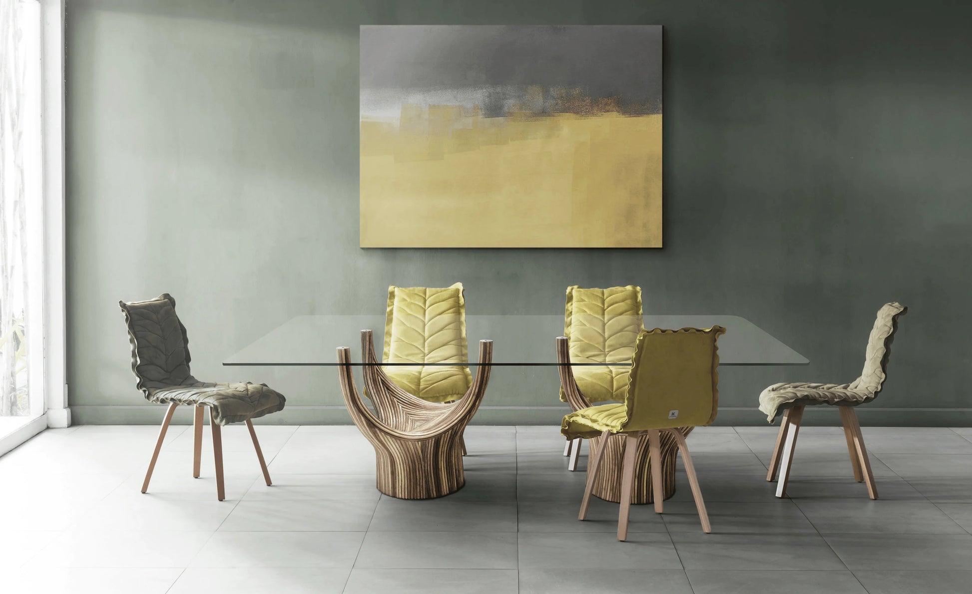 Luxury Modern Acacia Coffee Table European Style for Villa