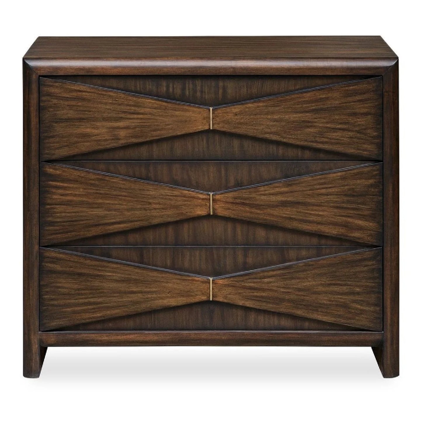 Luxury Modern Acacia Wood 3-Drawer Chest European Style for Villa