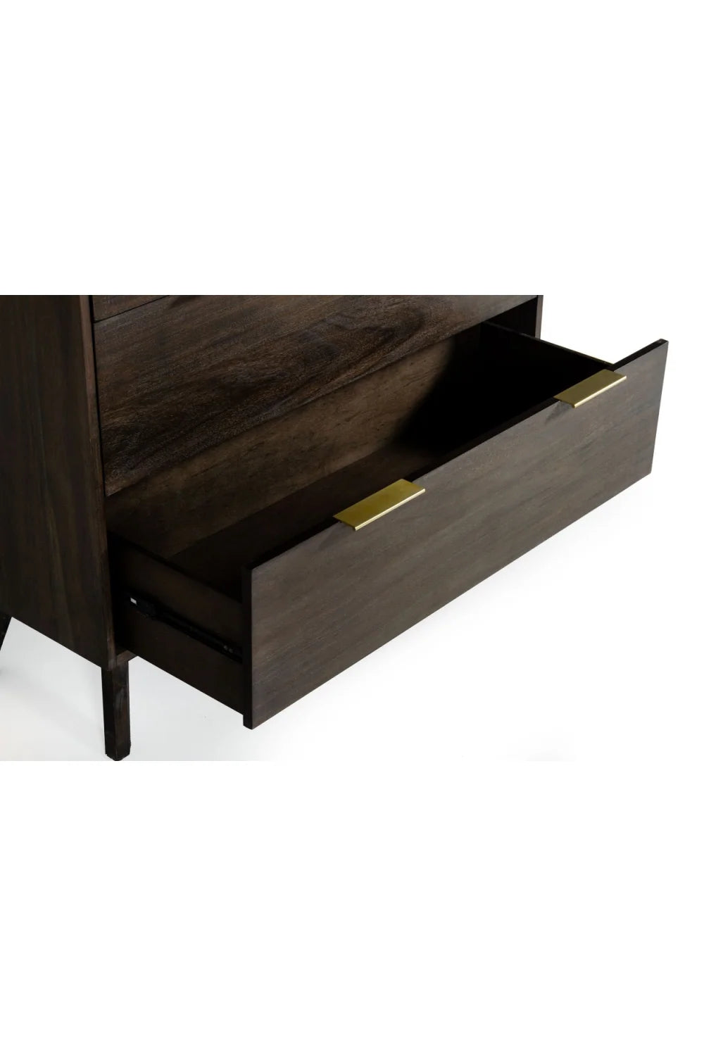 Luxury Modern Acacia Wood 5-Drawer Chest European Style for Villa