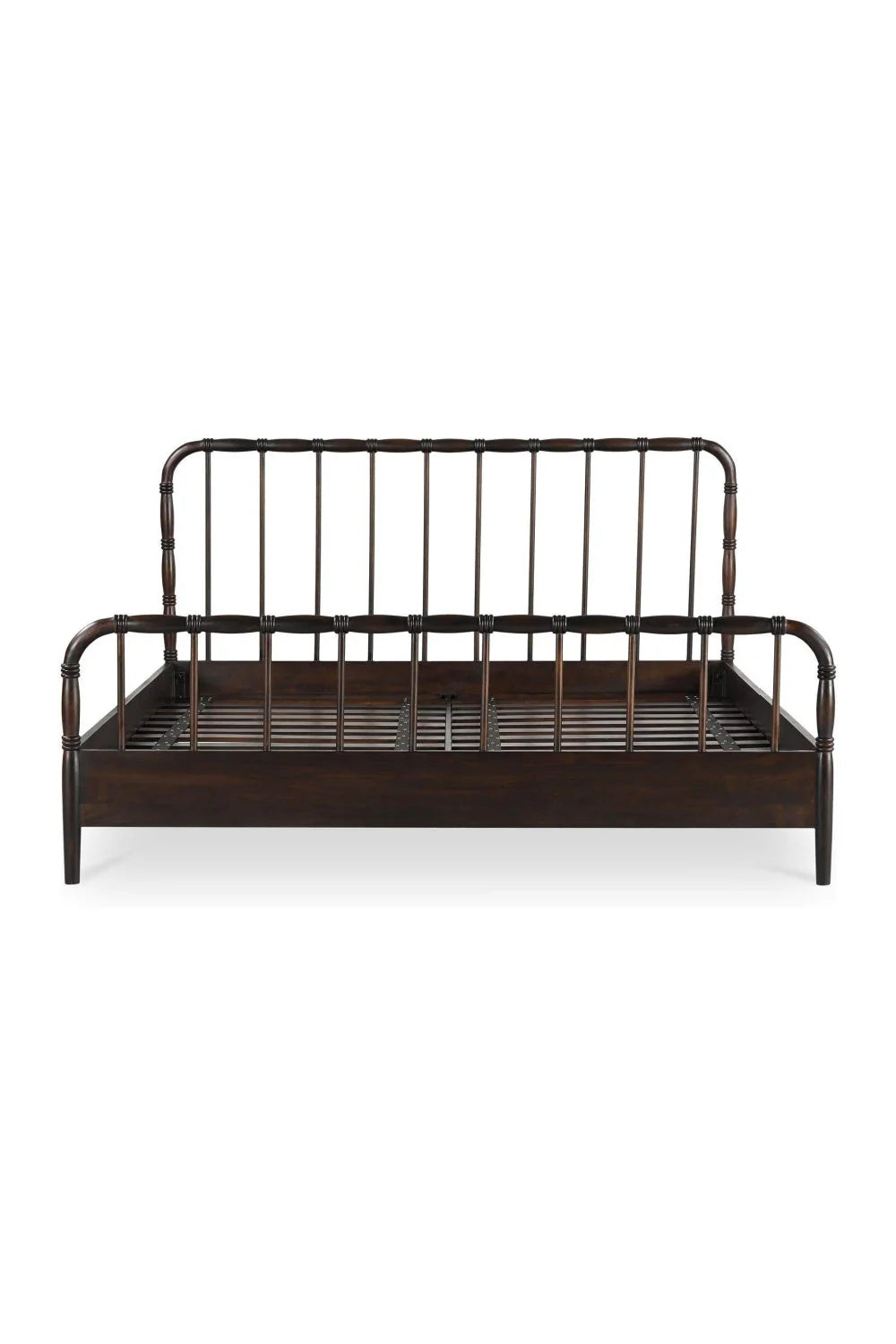 Luxury Modern Acacia Wood Bed European Style for Villa