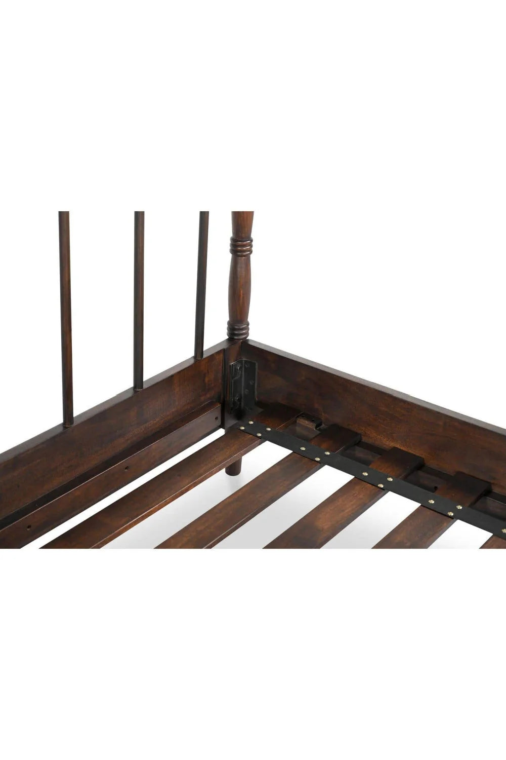Luxury Modern Acacia Wood Bed European Style for Villa