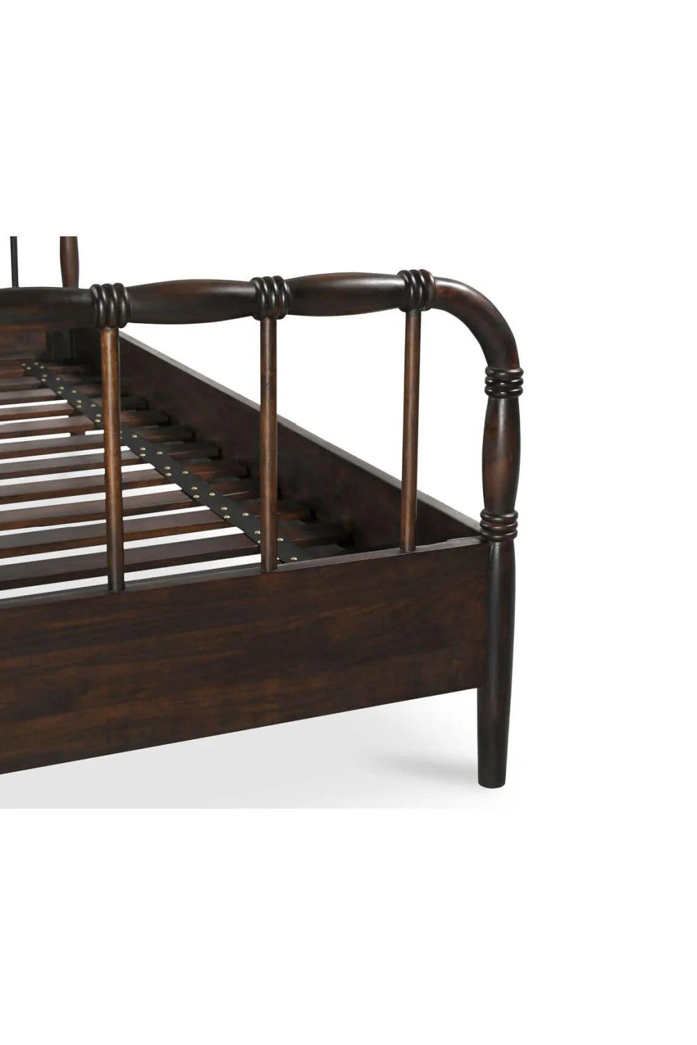 Luxury Modern Acacia Wood Bed European Style for Villa