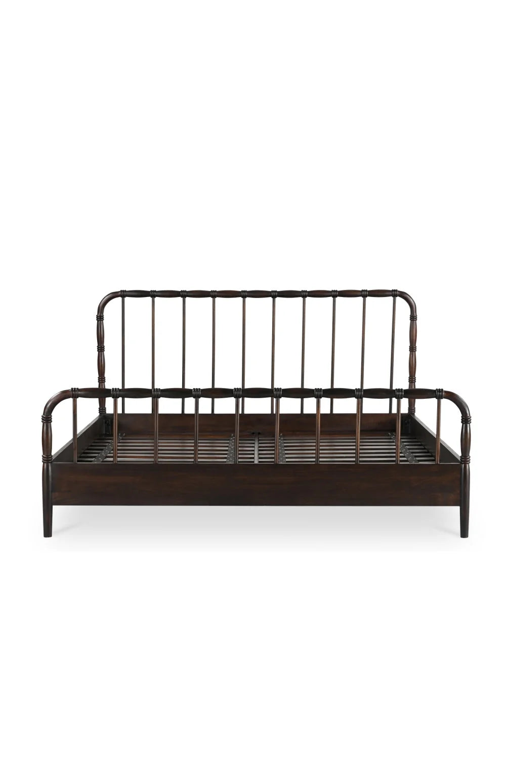 Luxury Modern Acacia Wood Bed European Style for Villa
