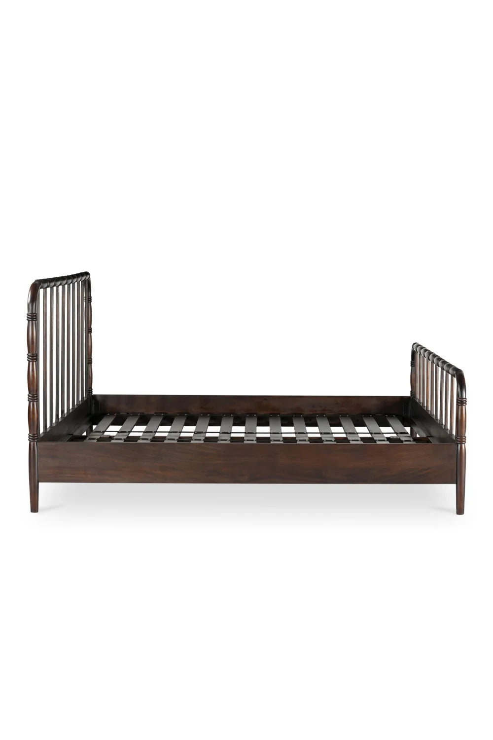 Luxury Modern Acacia Wood Bed European Style for Villa