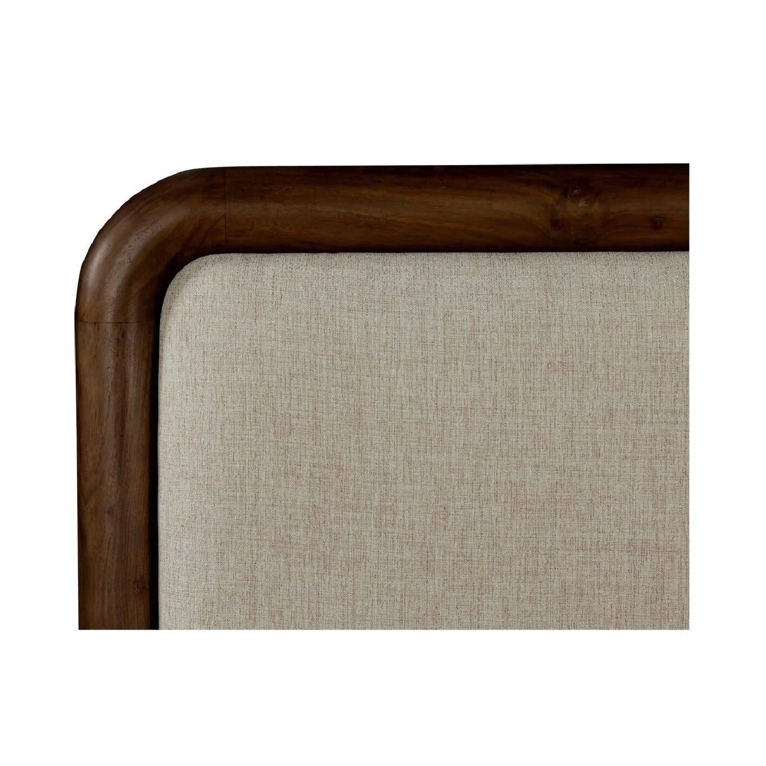 Luxury Modern Acacia Wood Bed European Style for Villa