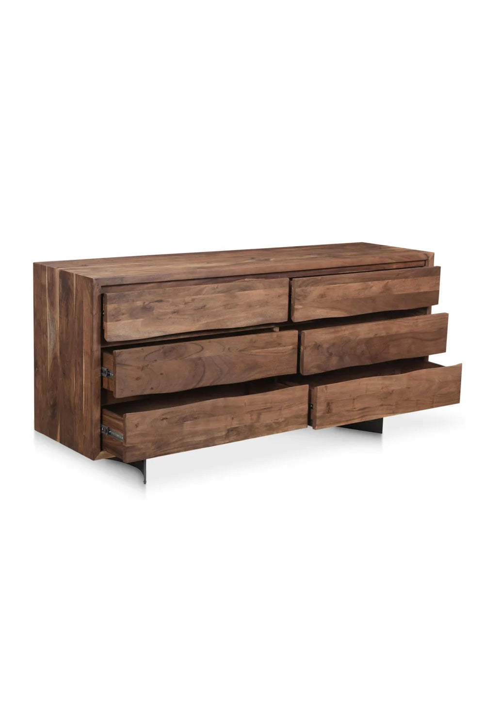 Luxury Modern Acacia Wood Dresser European Style for Villa