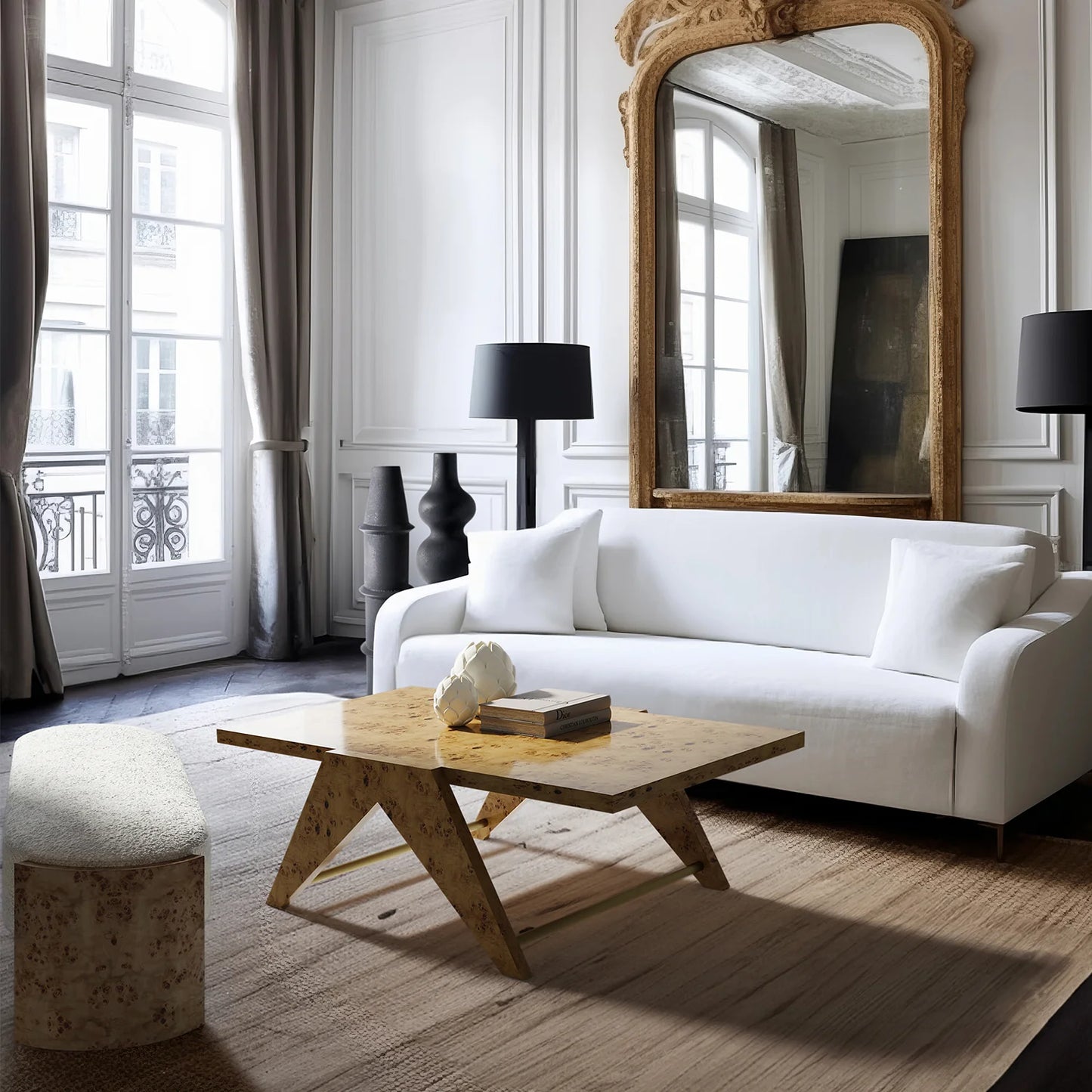 Luxury Modern Adrien Coffee Table European Style for Villa