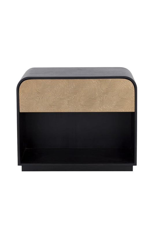 Luxury Modern Algarve Wood Nightstand European Style for Villa