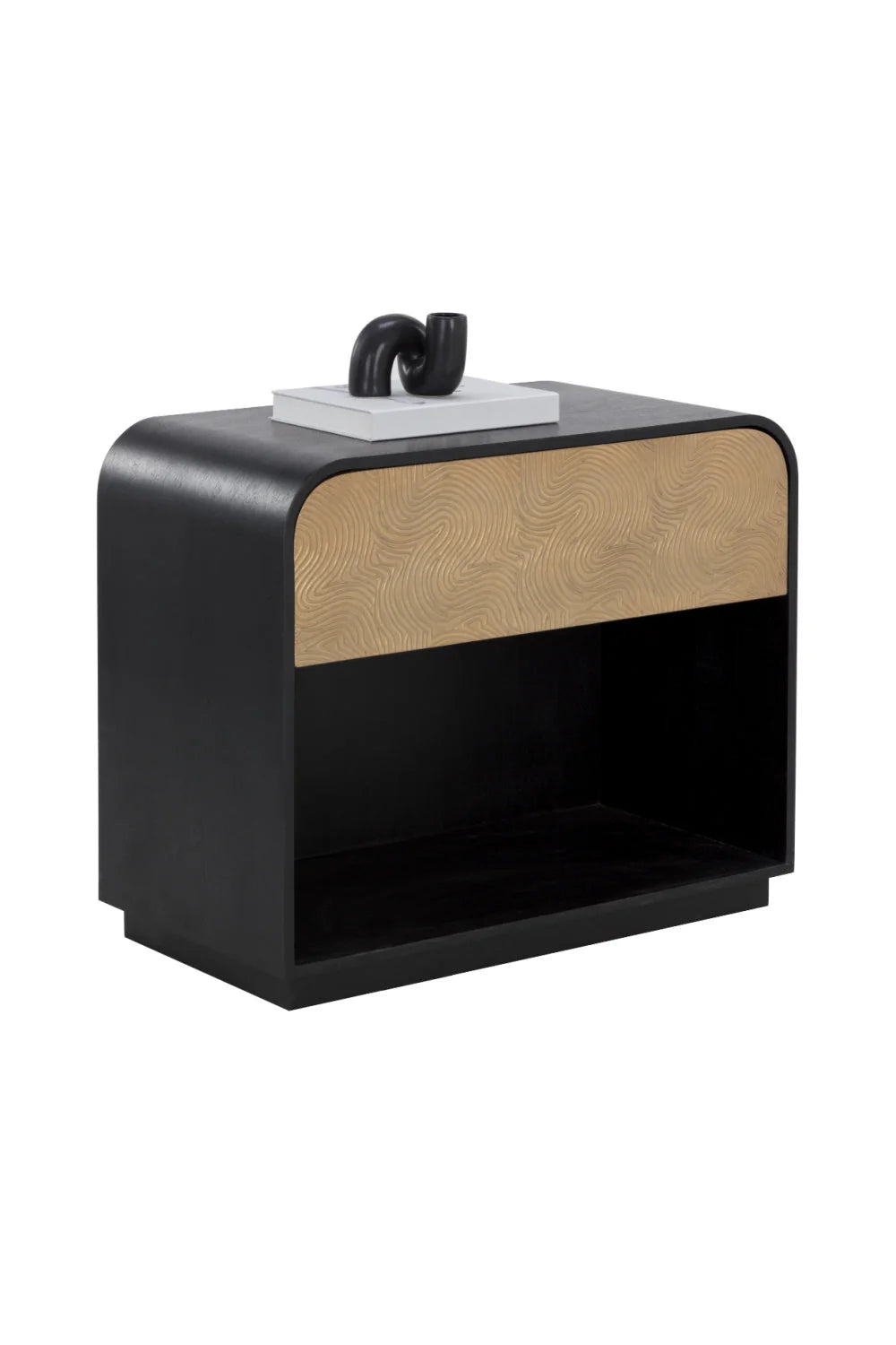 Luxury Modern Algarve Wood Nightstand European Style for Villa