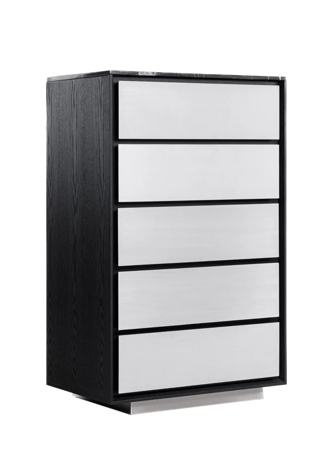 Luxury Modern Aluminum 5-Drawer Chest European Style for Villa