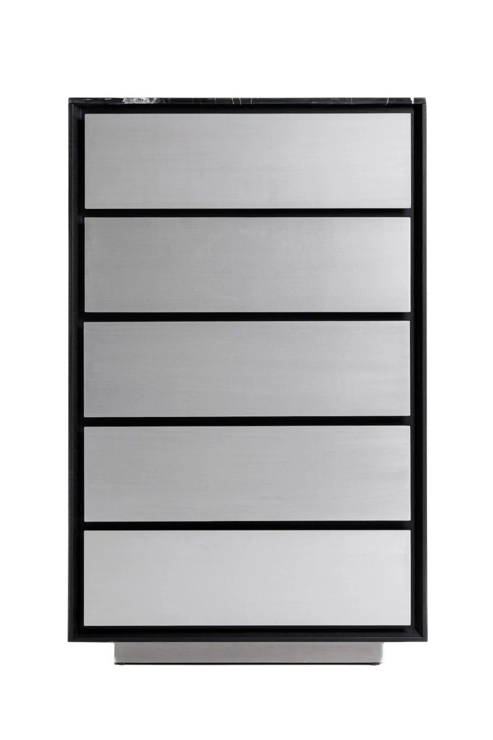 Luxury Modern Aluminum 5-Drawer Chest European Style for Villa