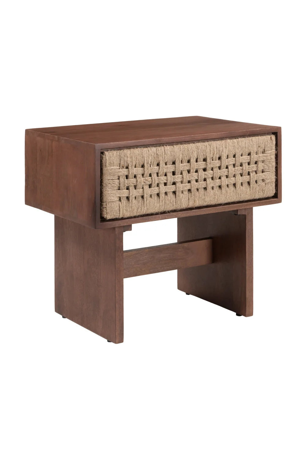 Luxury Modern Amaria 1-Drawer Nightstand European Style for Villa