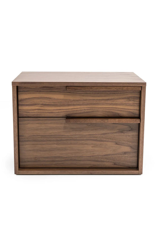 Luxury Modern Amberlie 2-Drawer Nightstand European Style for Villa