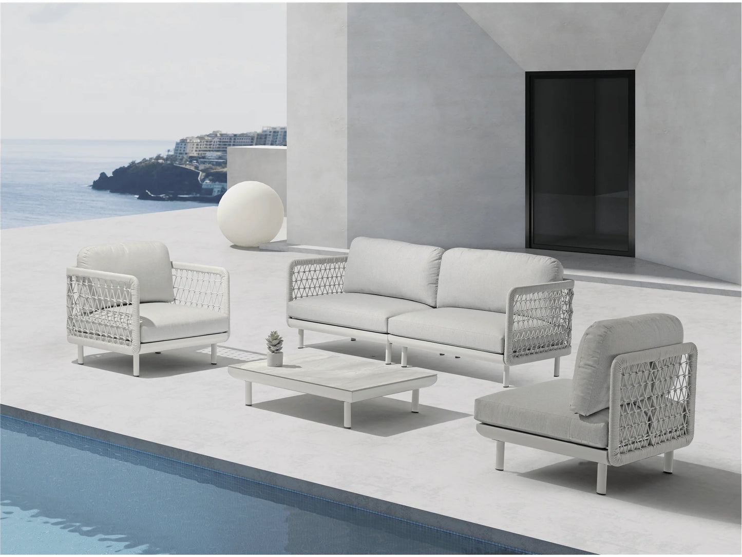 Luxury Modern Amberly Coffee Table European Style for Villa
