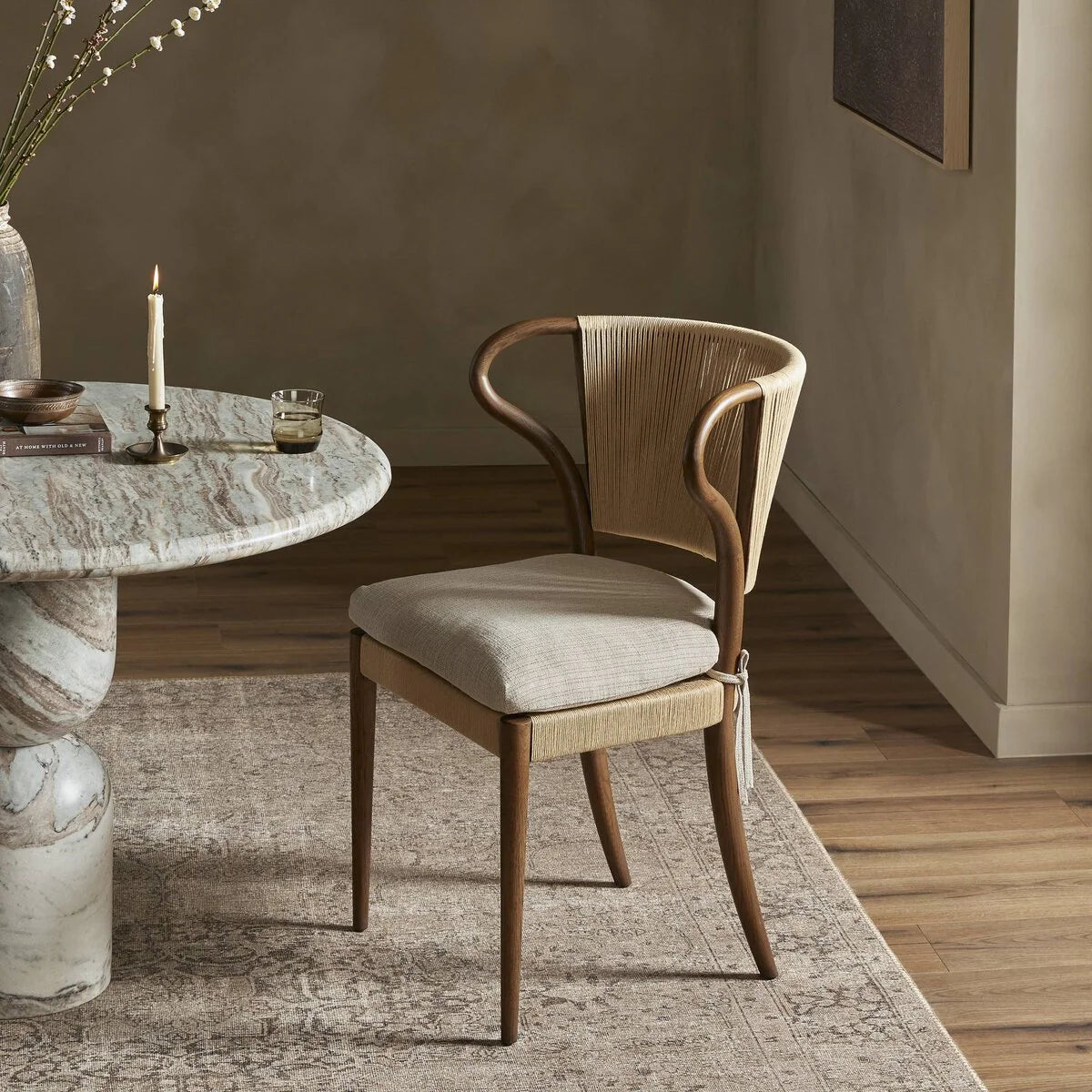 Luxury Modern Amira Dining Chair European Style for Villa