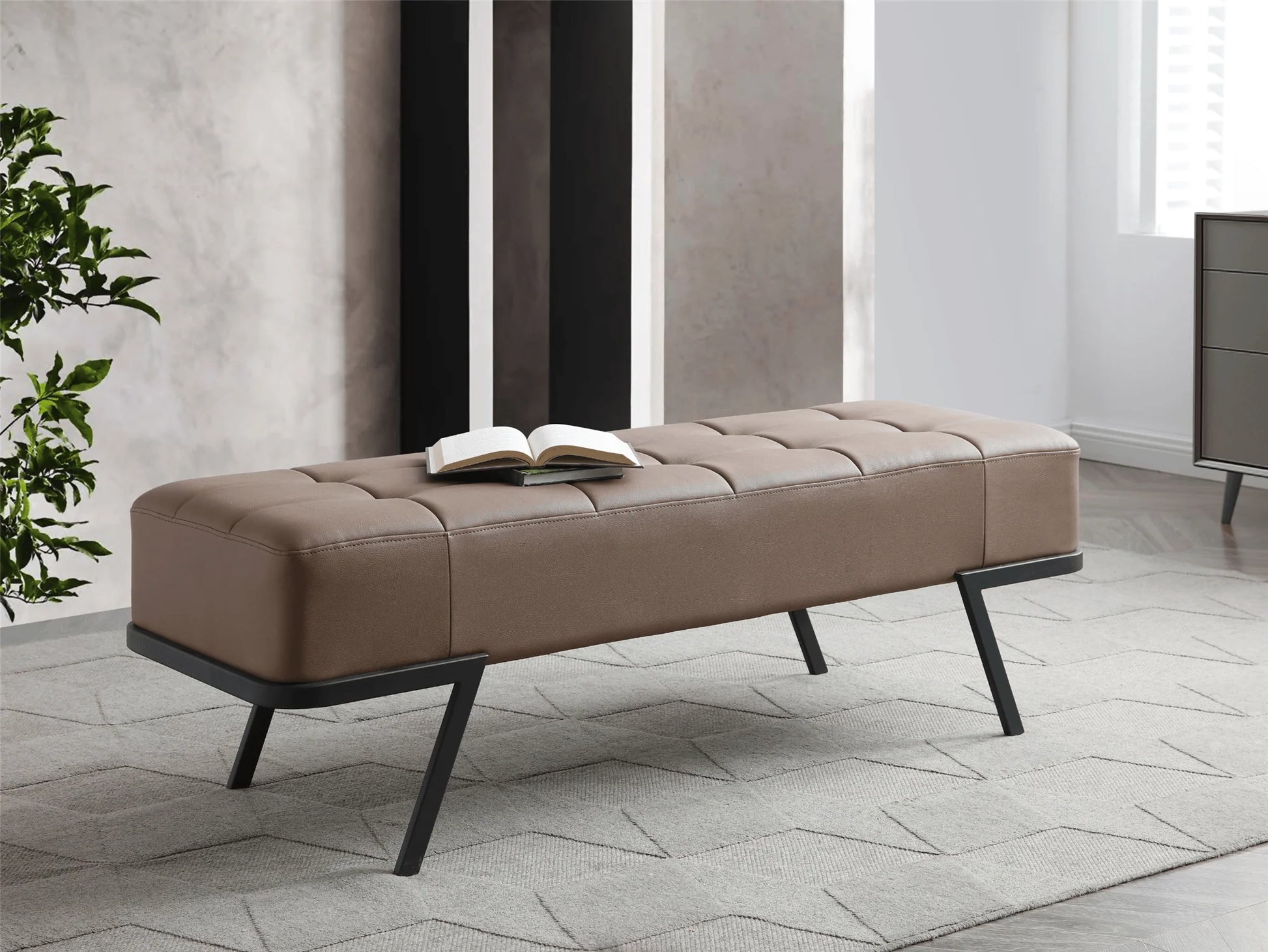 Luxury Modern Andrina Bench European Style for Villa