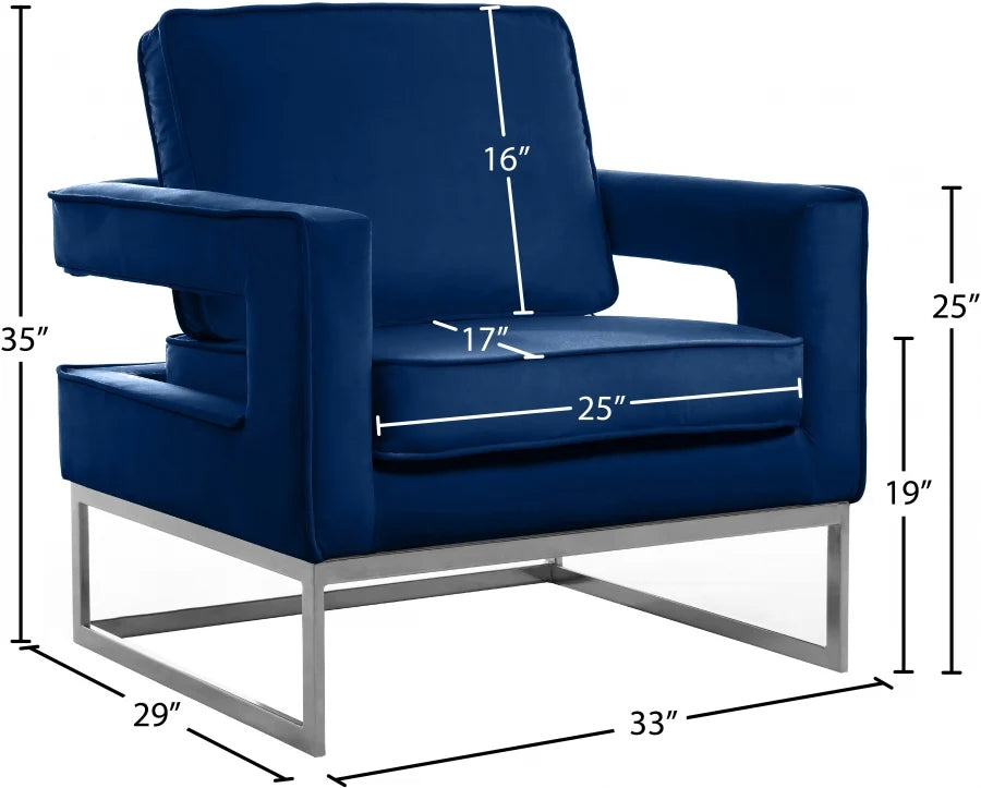 Luxury Modern Annabelle Accent Chair European Style for Villa