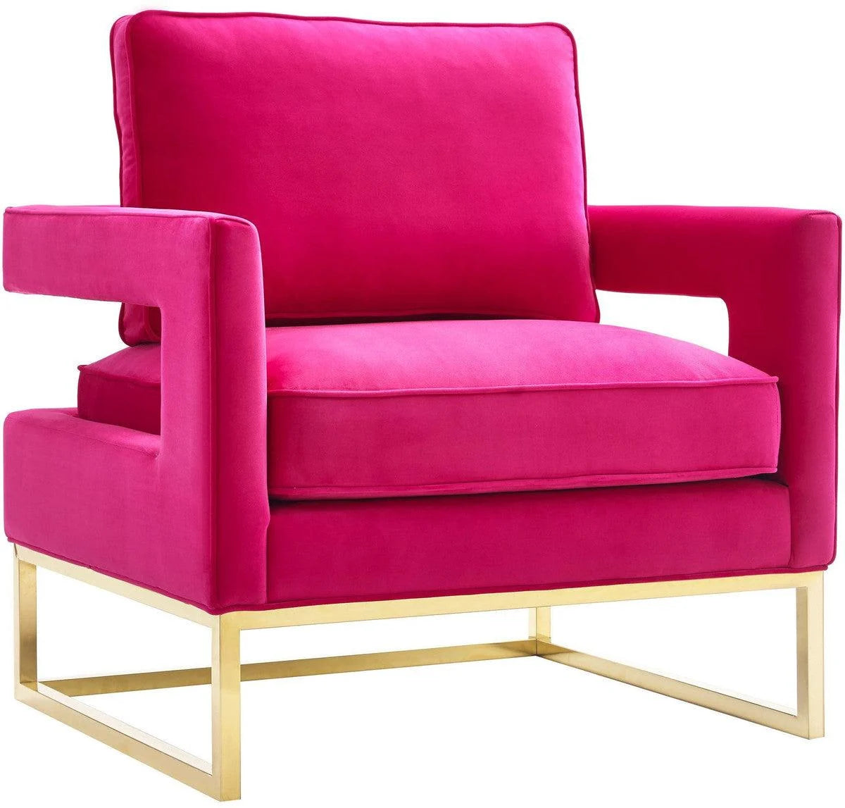 Luxury Modern Annabelle Velvet Accent Chair European Style for Villa