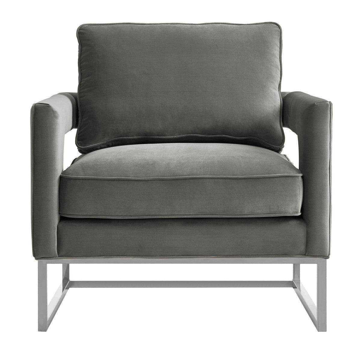 Luxury Modern Annabelle Velvet Accent Chair European Style for Villa