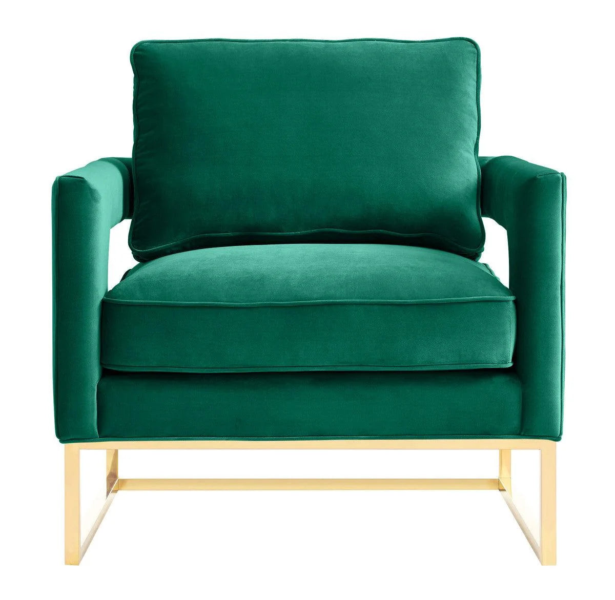 Luxury Modern Annabelle Velvet Accent Chair European Style for Villa