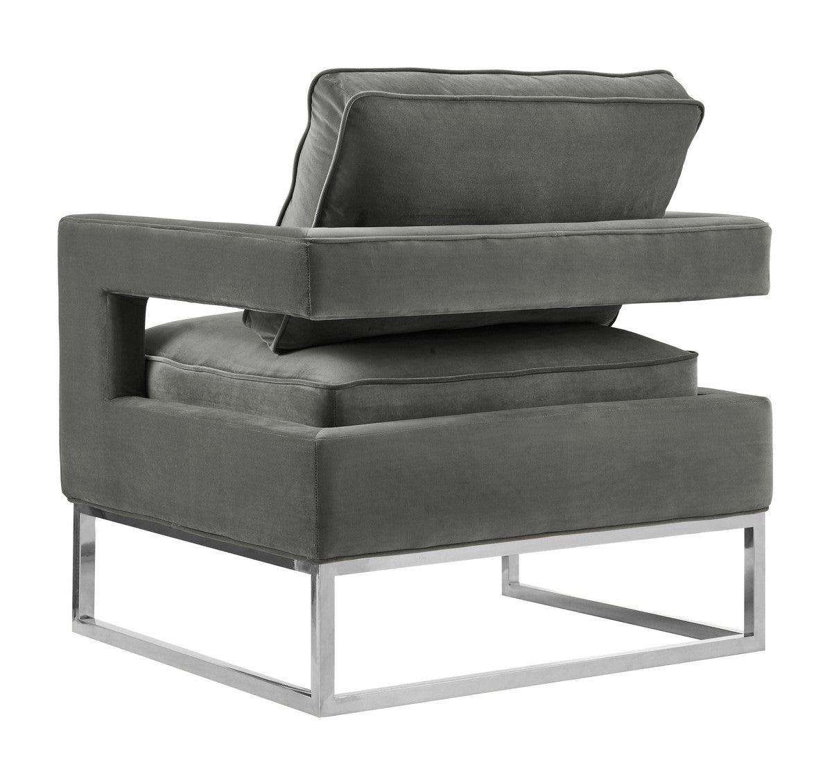 Luxury Modern Annabelle Velvet Accent Chair European Style for Villa