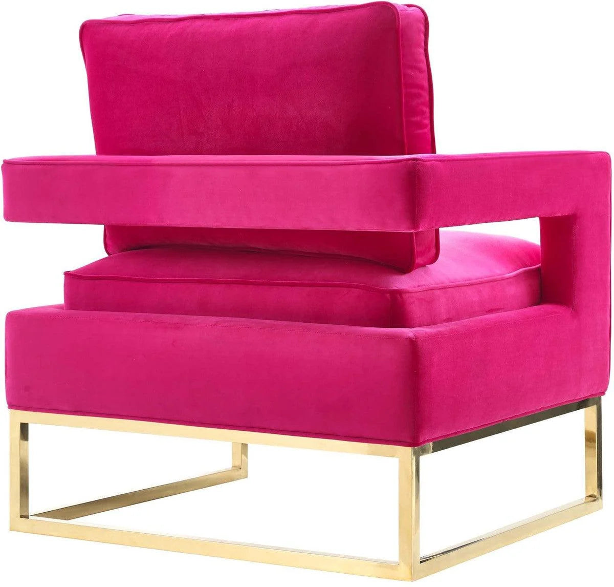 Luxury Modern Annabelle Velvet Accent Chair European Style for Villa