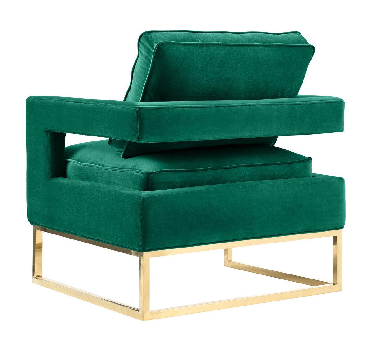 Luxury Modern Annabelle Velvet Accent Chair European Style for Villa