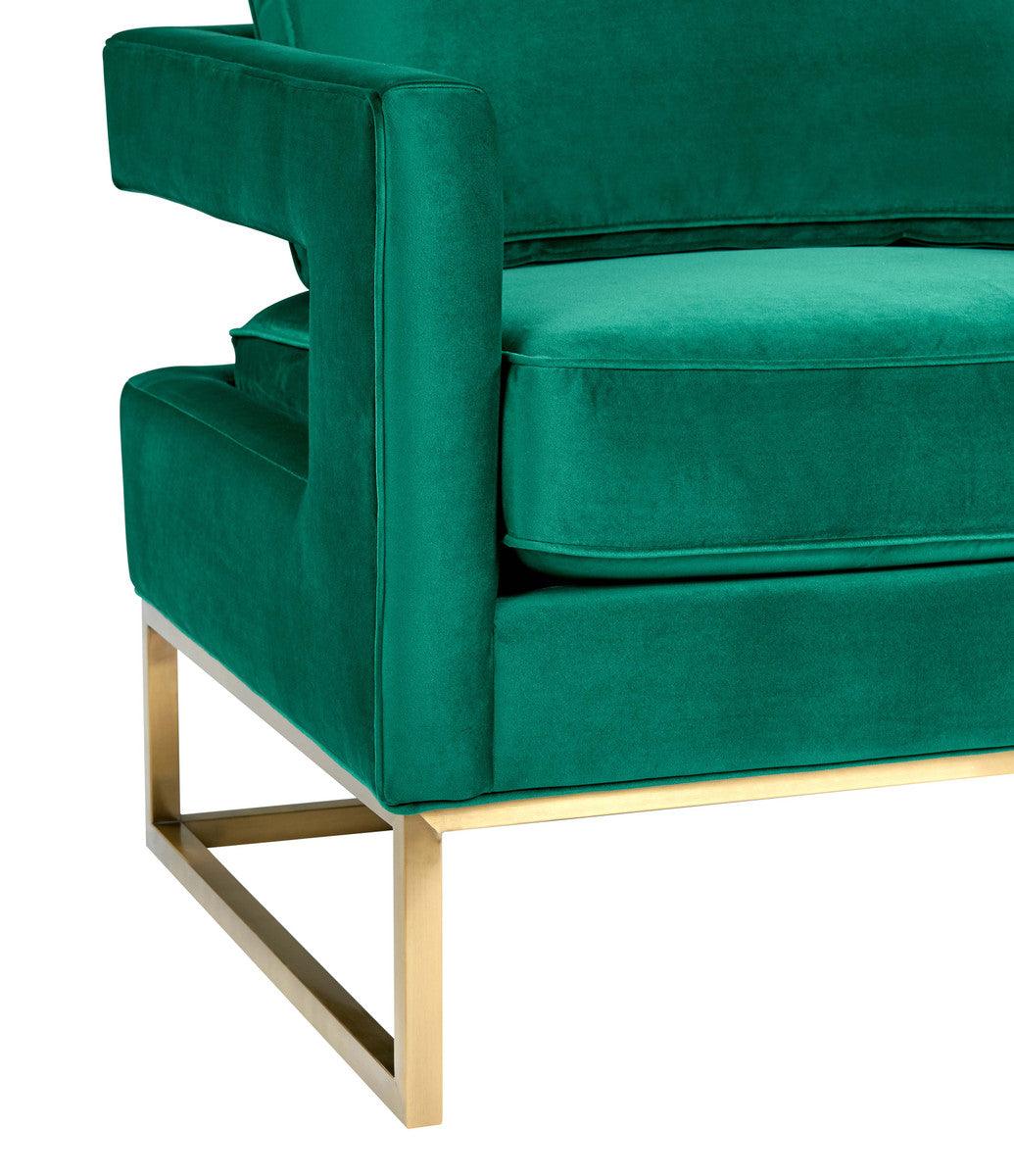 Luxury Modern Annabelle Velvet Accent Chair European Style for Villa