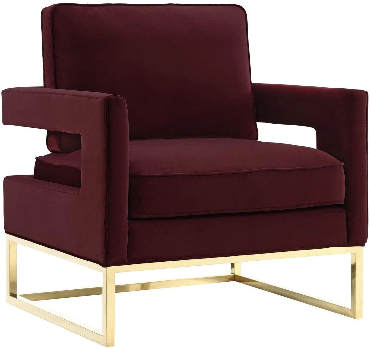 Luxury Modern Annabelle Velvet Chair European Style for Villa