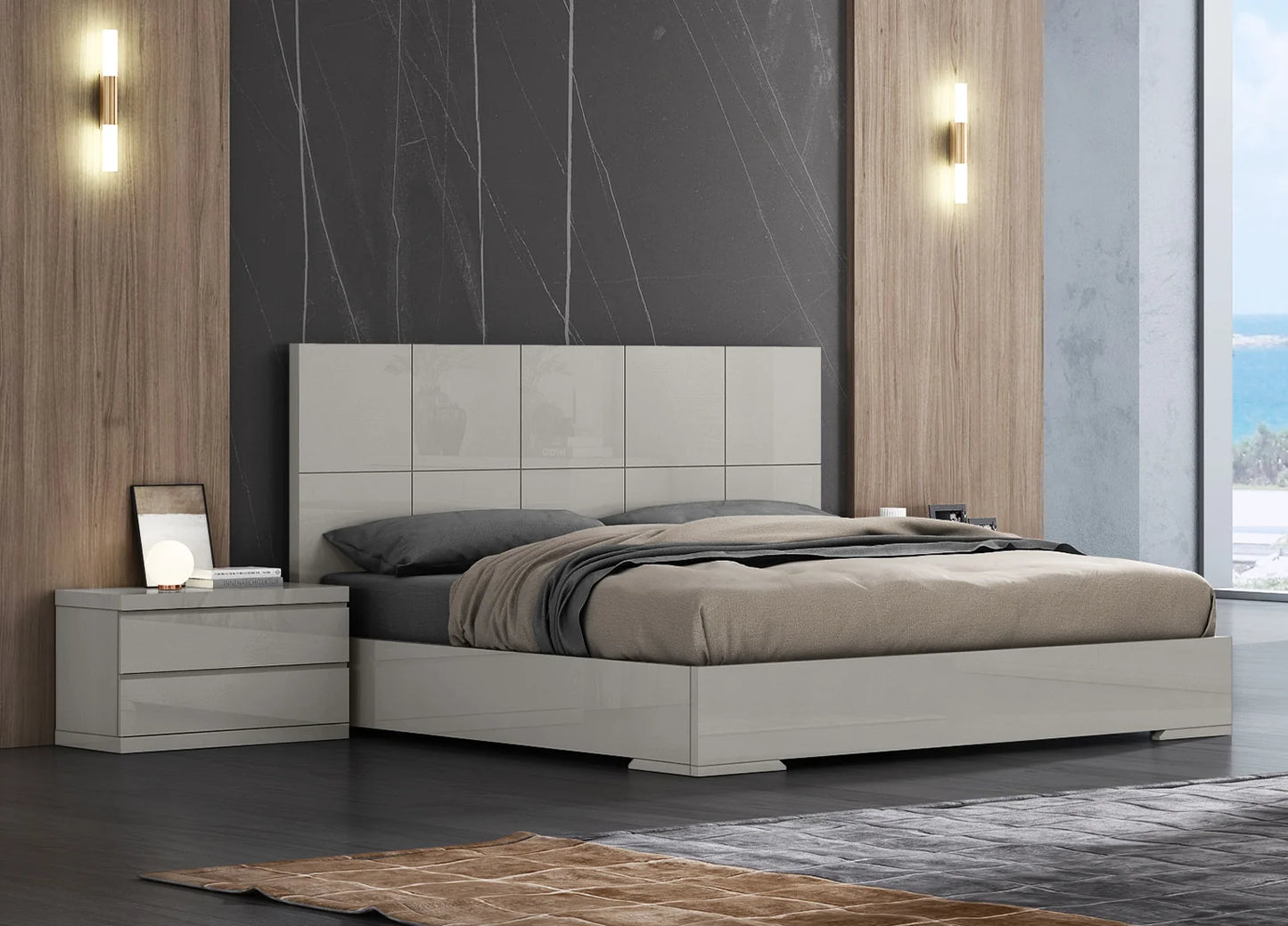 Luxury Modern Anne Bed European Style for Villa
