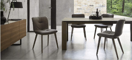 Luxury Modern Annie Soft Dining Chair European Style for Villa
