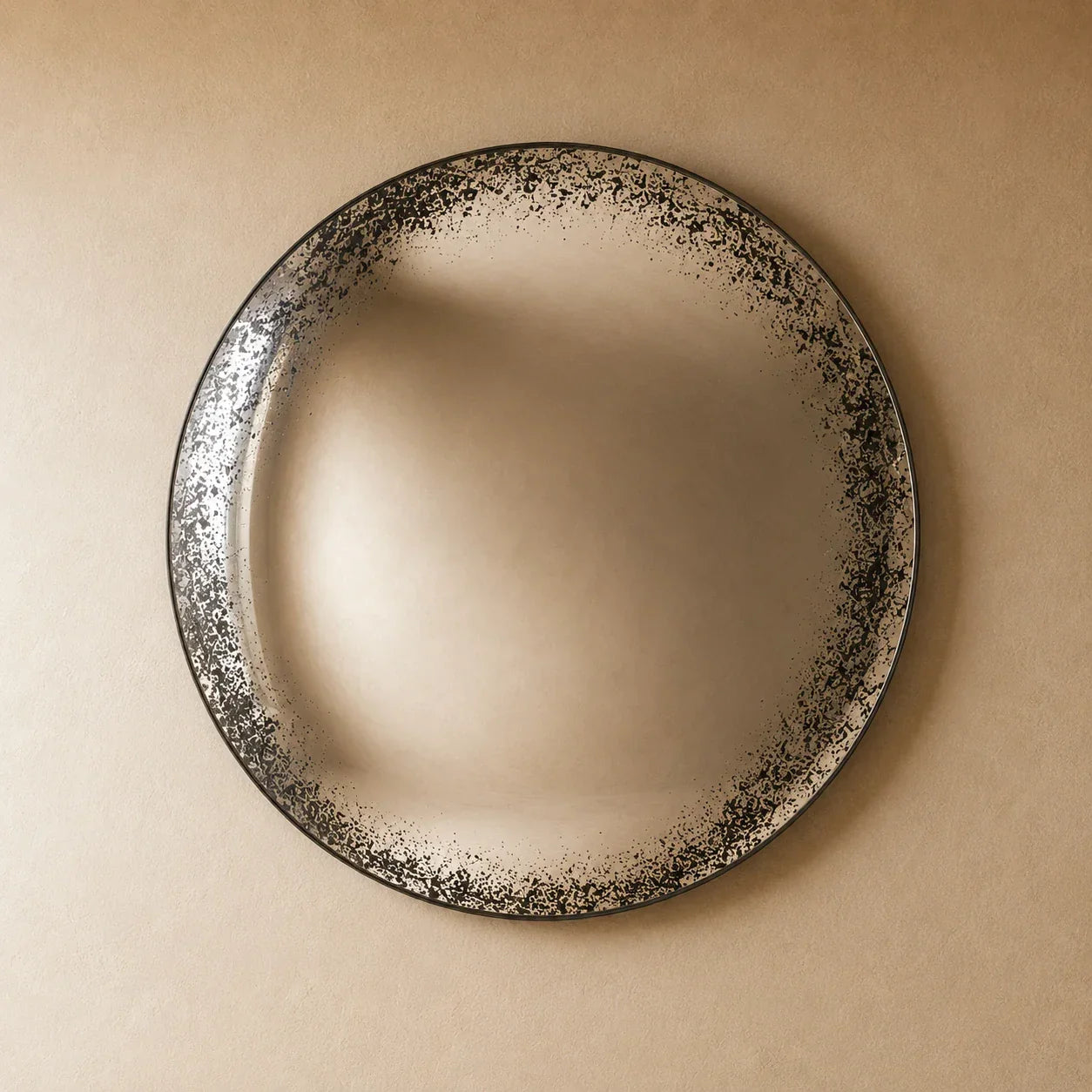 Luxury Modern Antiqued Mercury Halo Glow Mirror European Style for Villa
