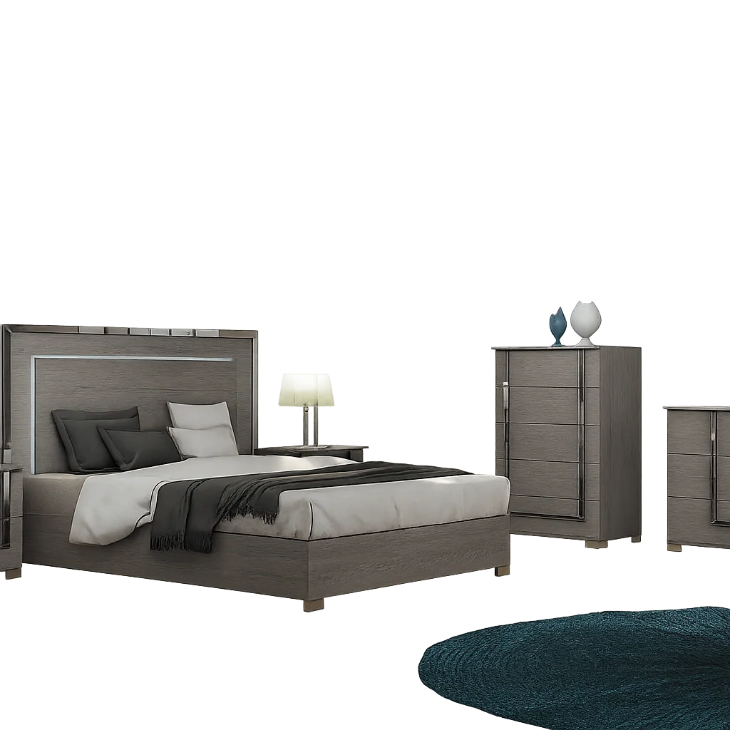 Luxury Modern Antonio Bedroom Set European Style for Villa