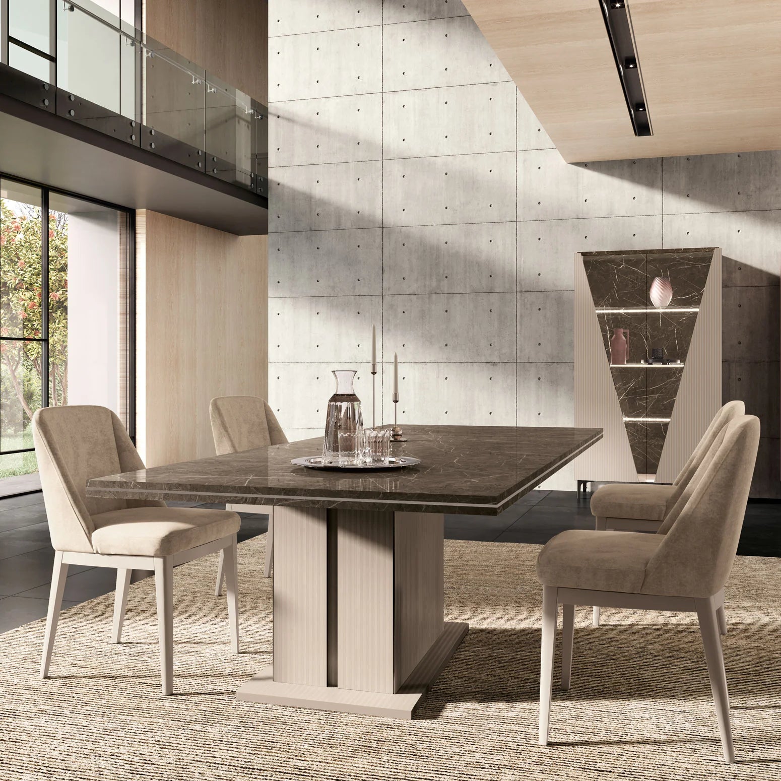 Luxury Modern Ara Dining Chair European Style for Villa