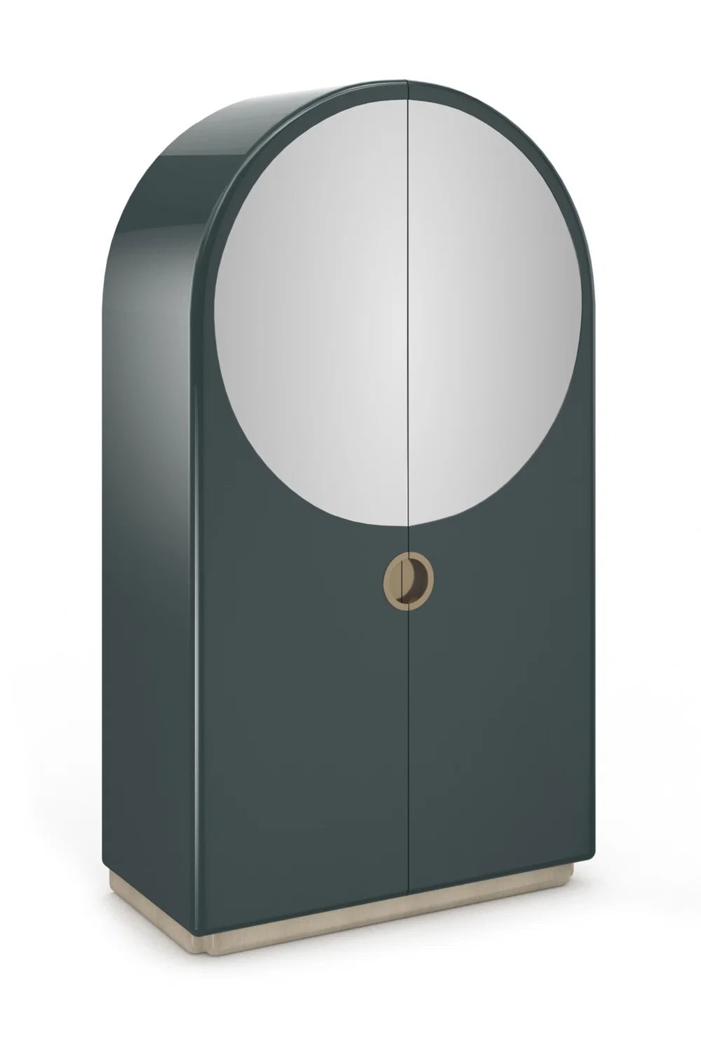 Luxury Modern Arched 2-Door Cabinet European Style for Villa