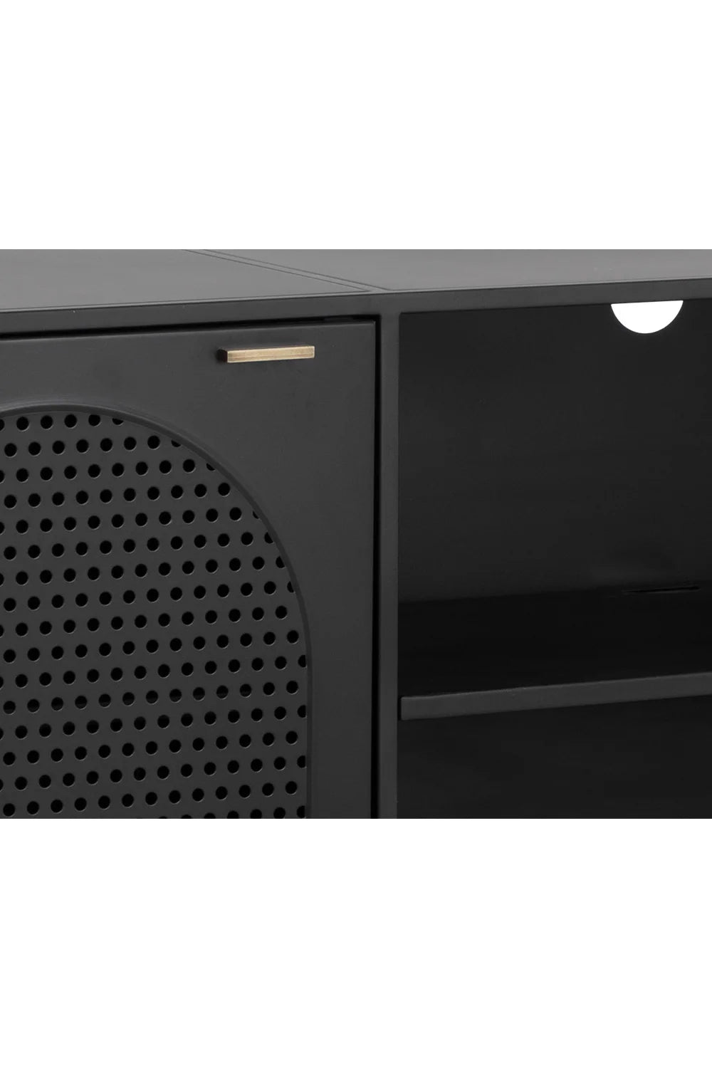 Luxury Modern Arched Metal Cabinet European Style for Villa