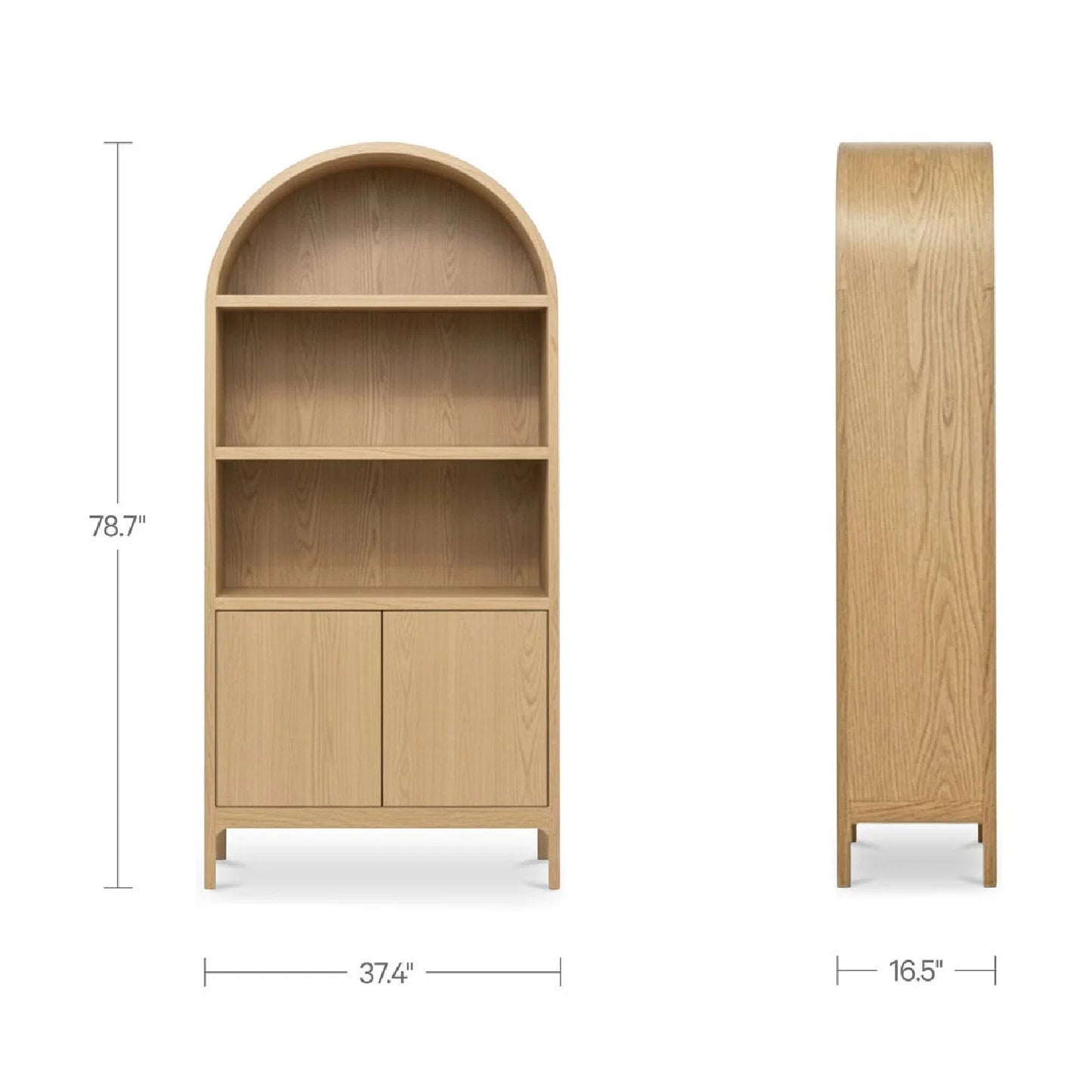 Luxury Modern Arched Storage Cabinet European Style for Villa