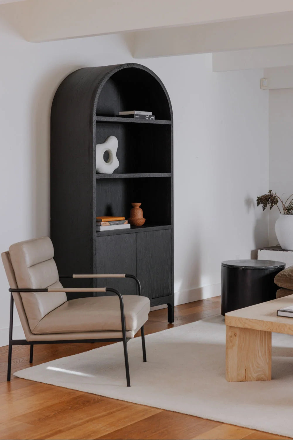 Luxury Modern Arched Storage Cabinet European Style for Villa