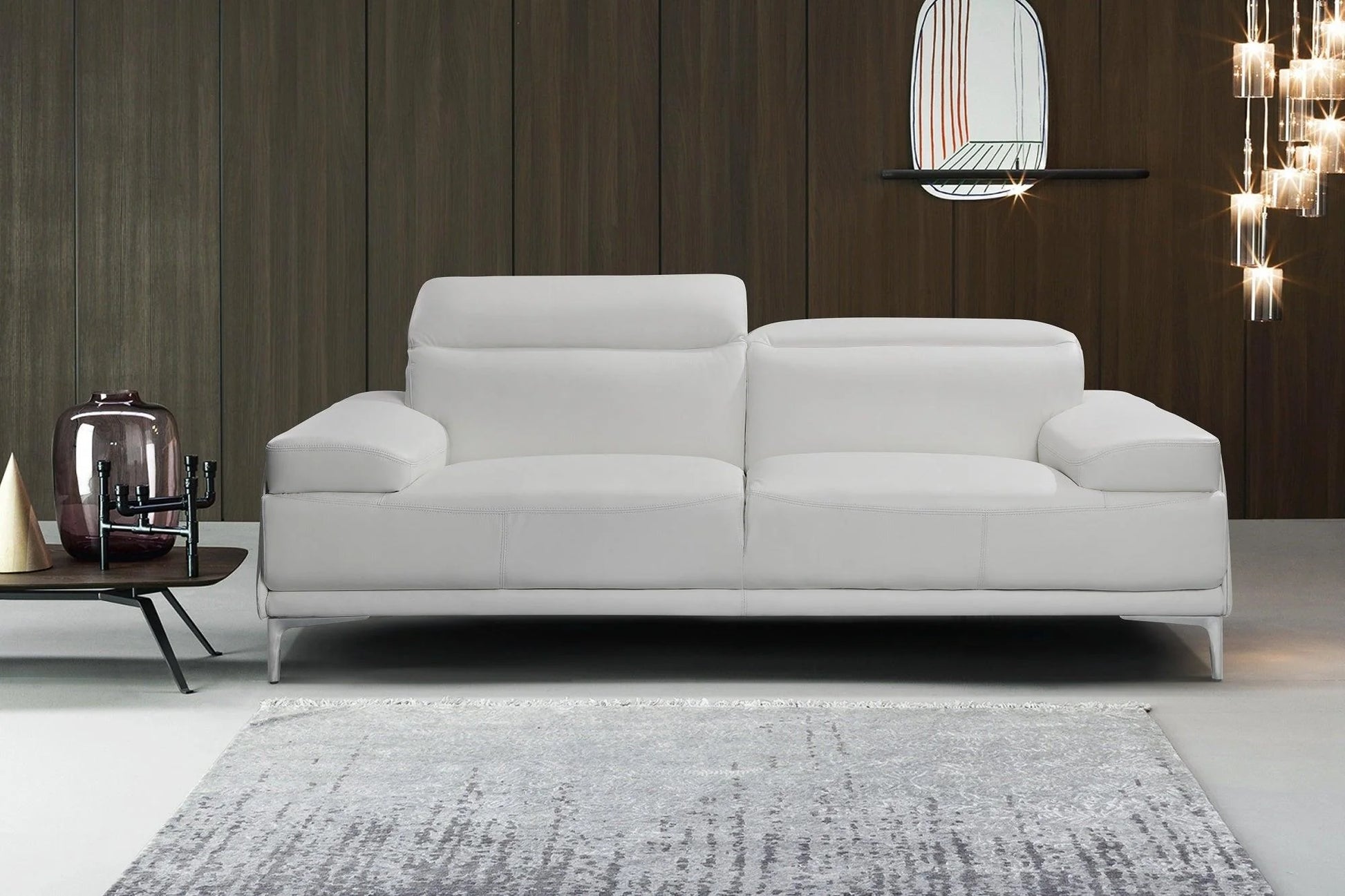 Luxury Modern Archlight White Sofa European Style for Villa