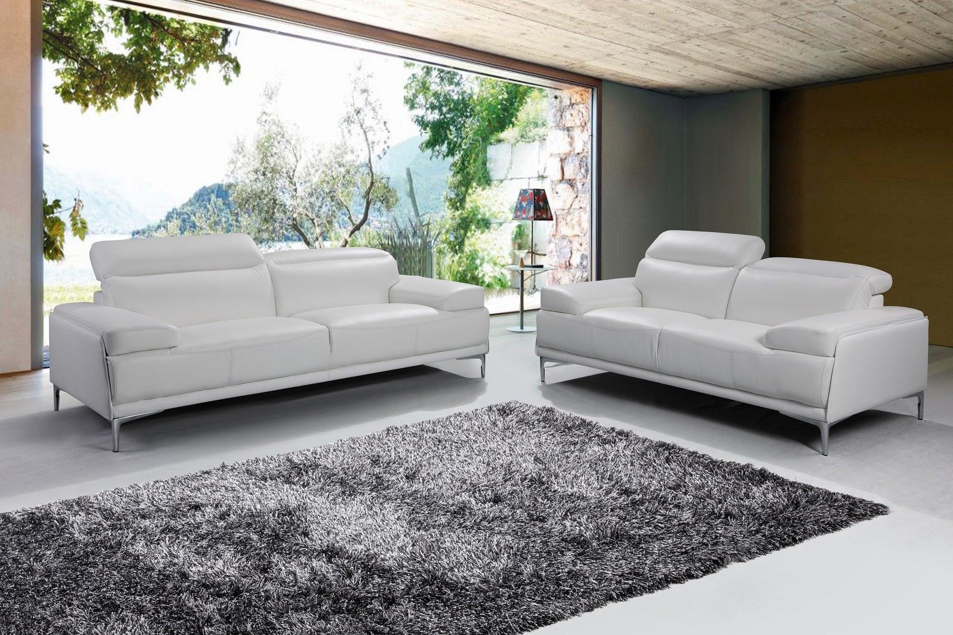 Luxury Modern Archlight White Sofa European Style for Villa