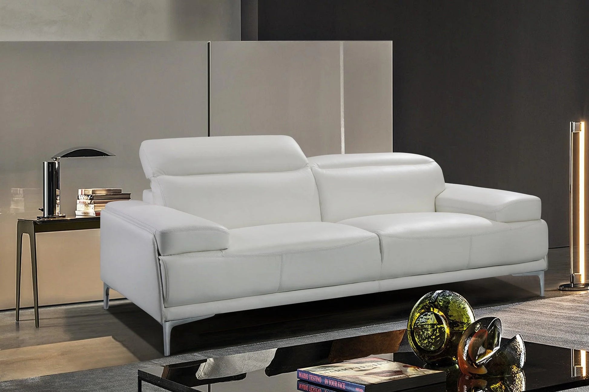 Luxury Modern Archlight White Sofa European Style for Villa
