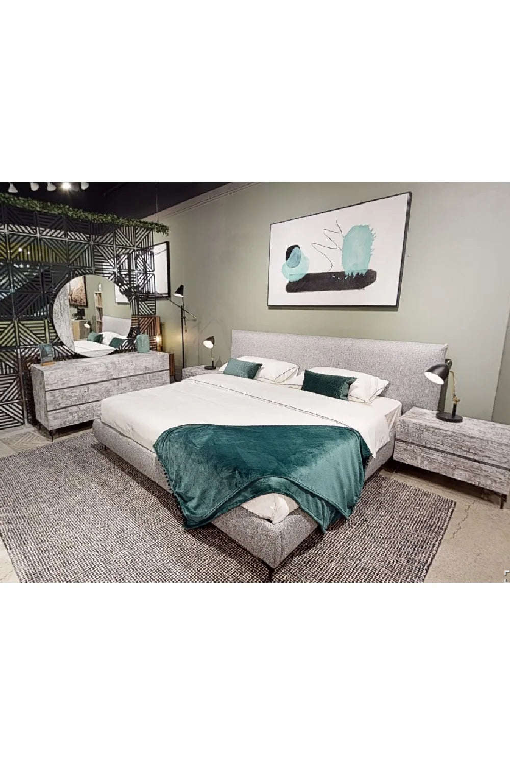 Luxury Modern Aria Nightstand European Style for Villa