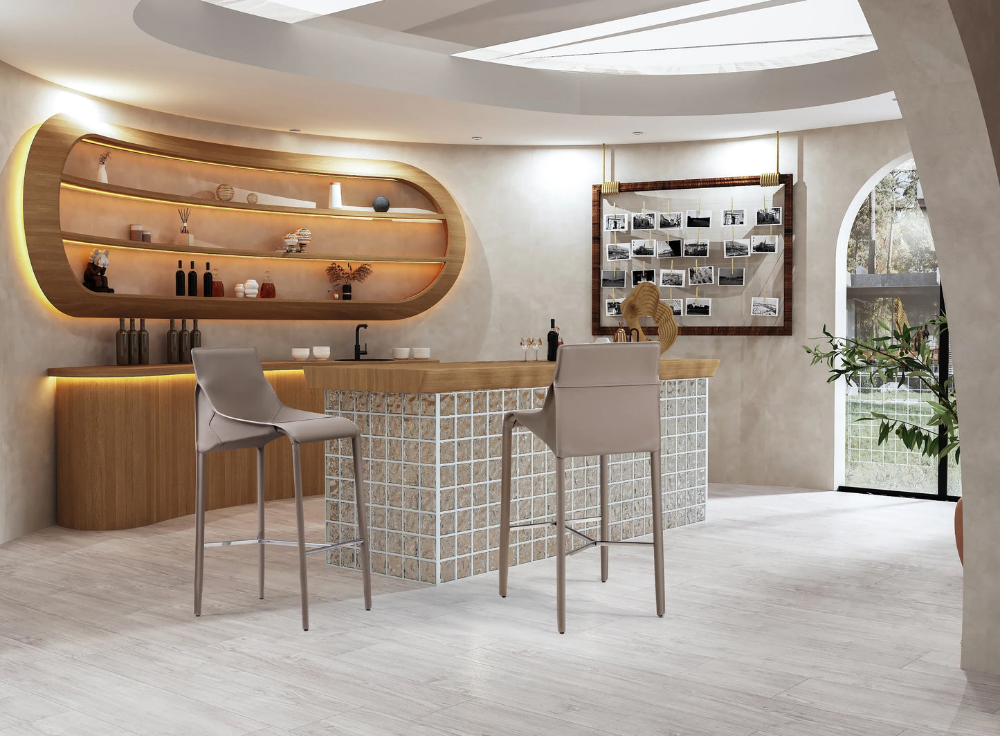 Luxury Modern Armory Stool European Style for Villa