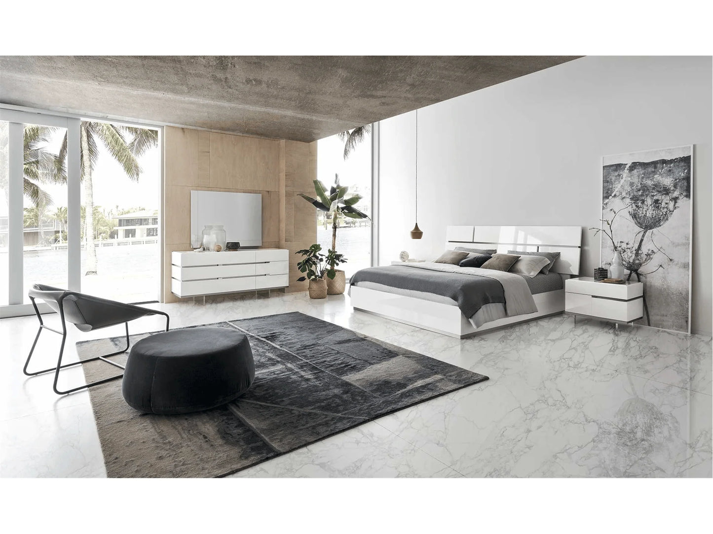 Luxury Modern Artemida Bedroom Set European Style for Villa
