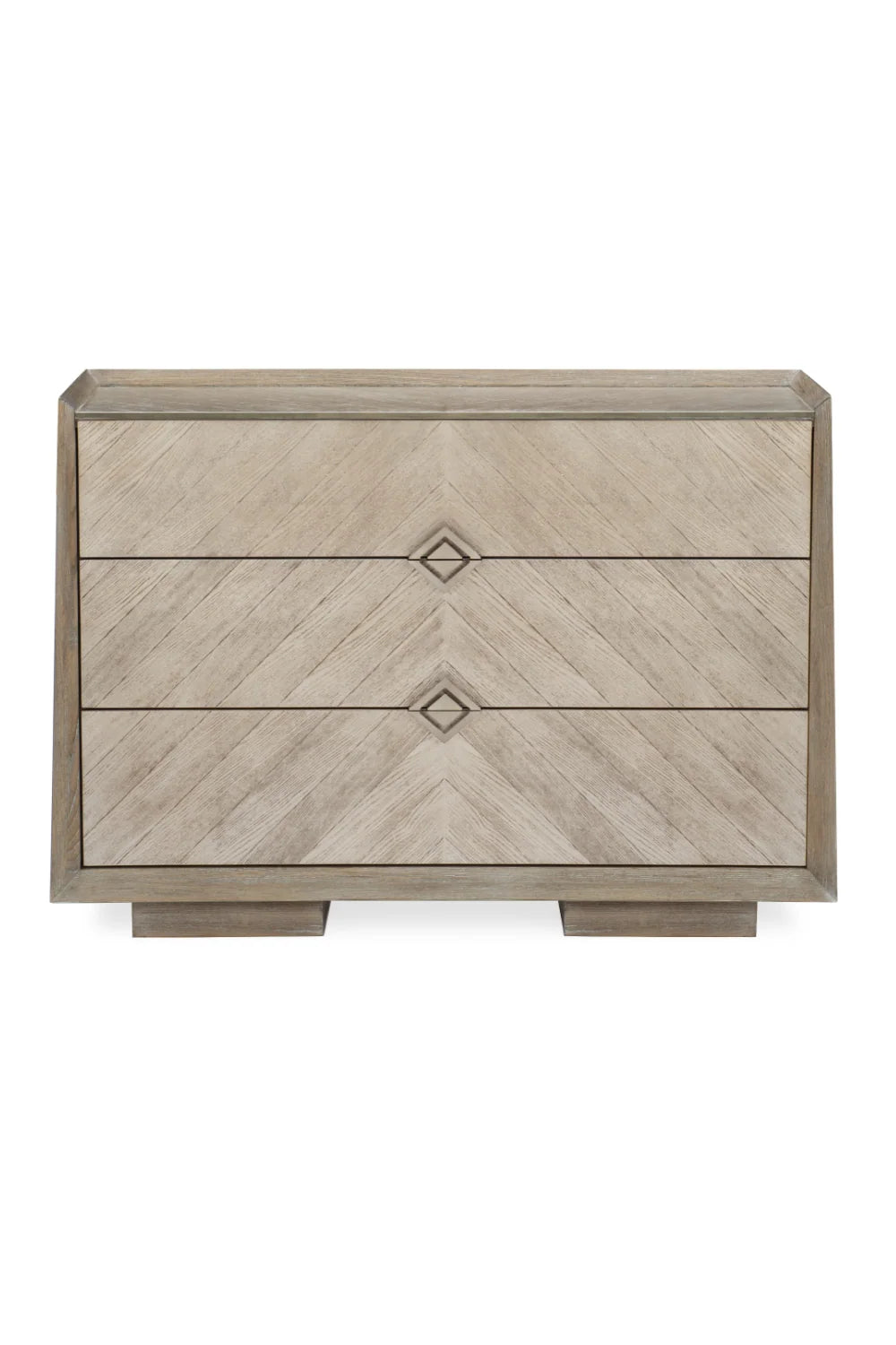 Luxury Modern Ash Chevron Dresser European Style for Villa