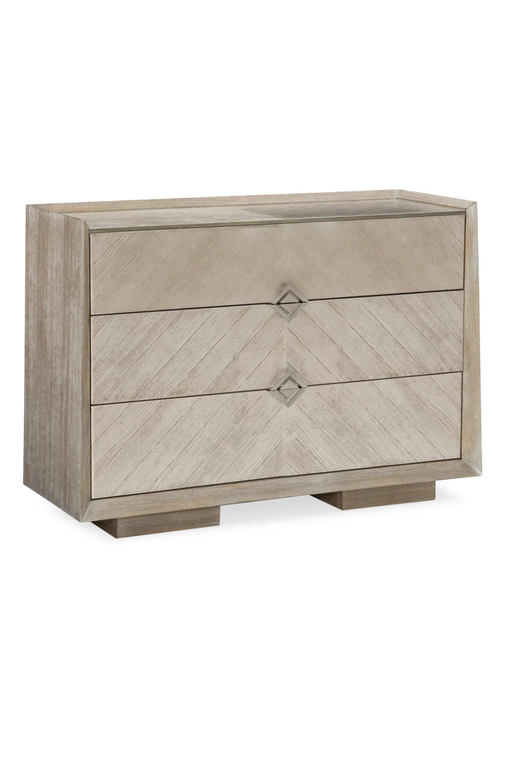 Luxury Modern Ash Chevron Dresser European Style for Villa