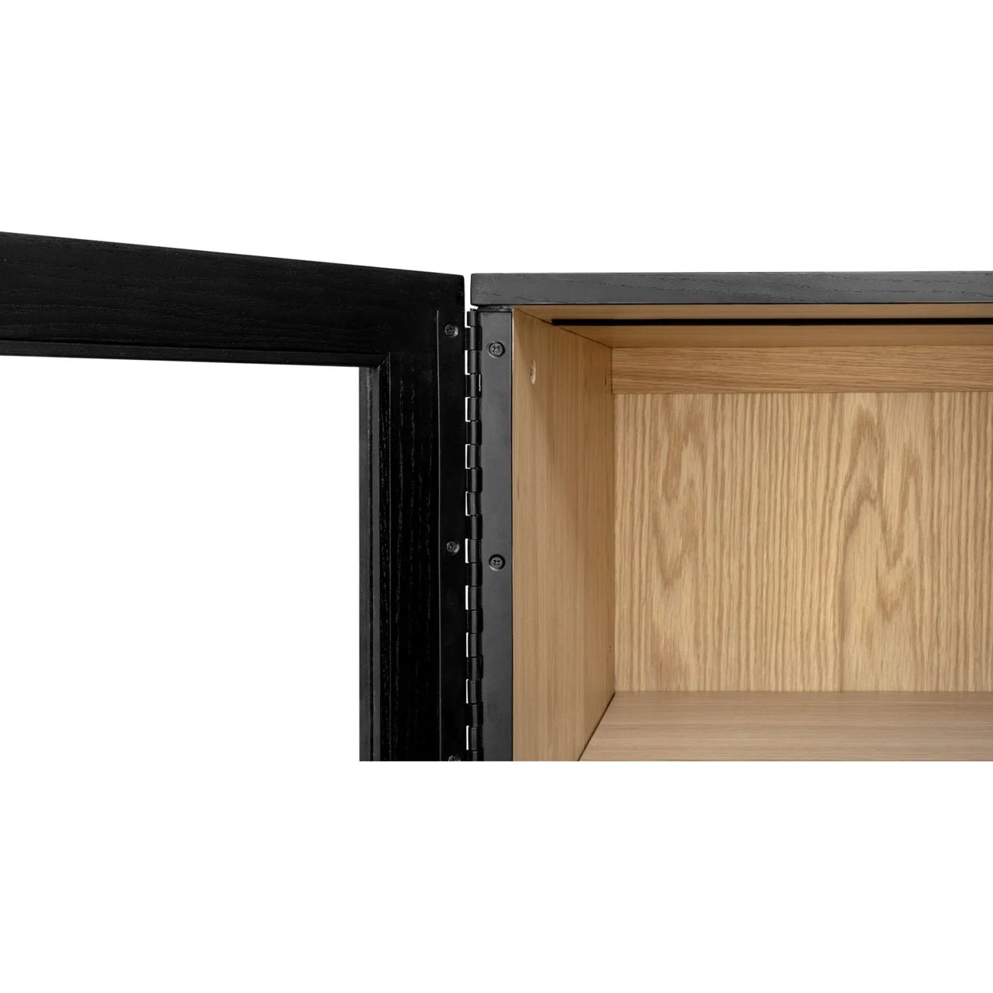 Luxury Modern Ash Wood Tall Cabinet European Style for Villa