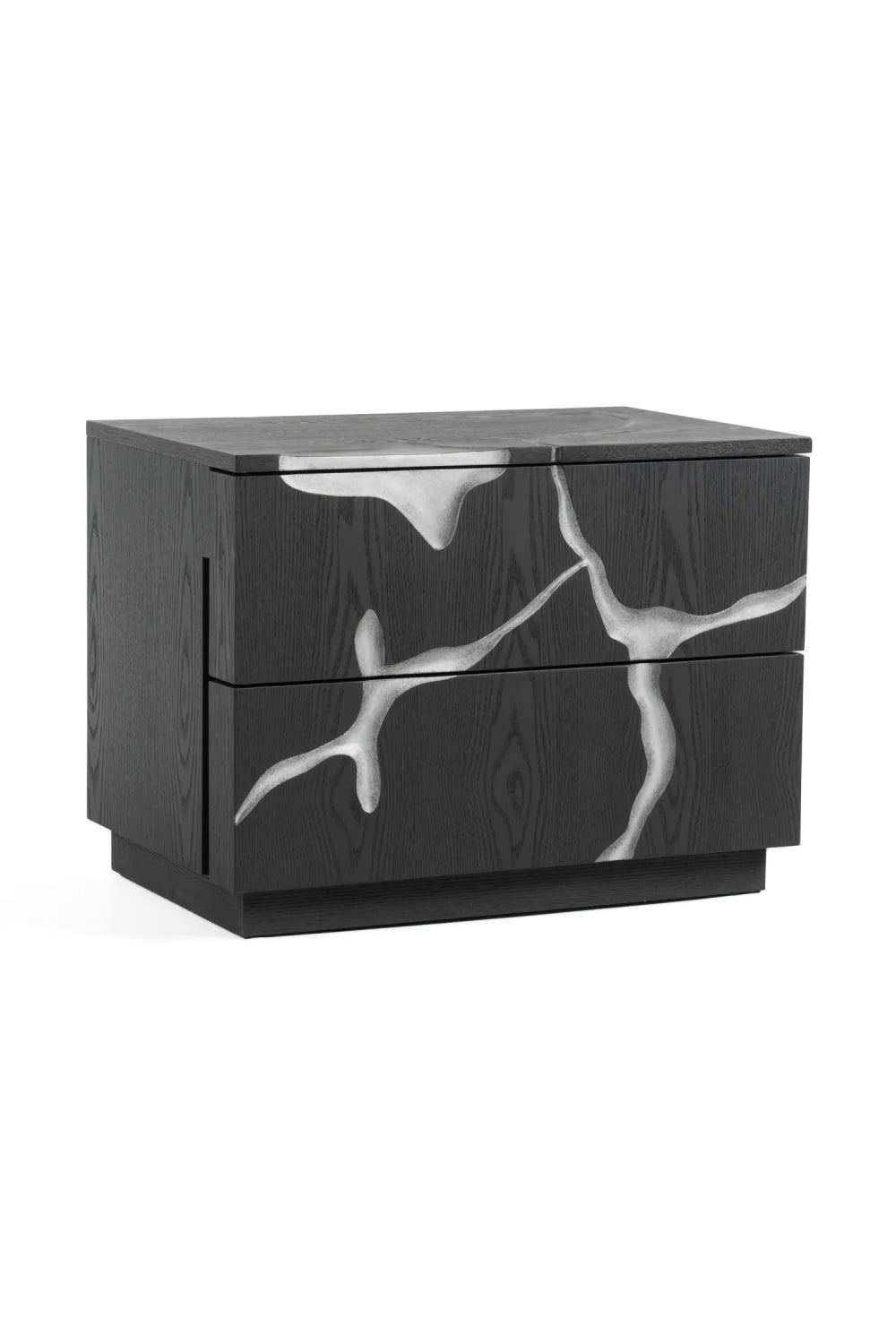 Luxury Modern Aspen 2-Drawer Nightstand European Style for Villa