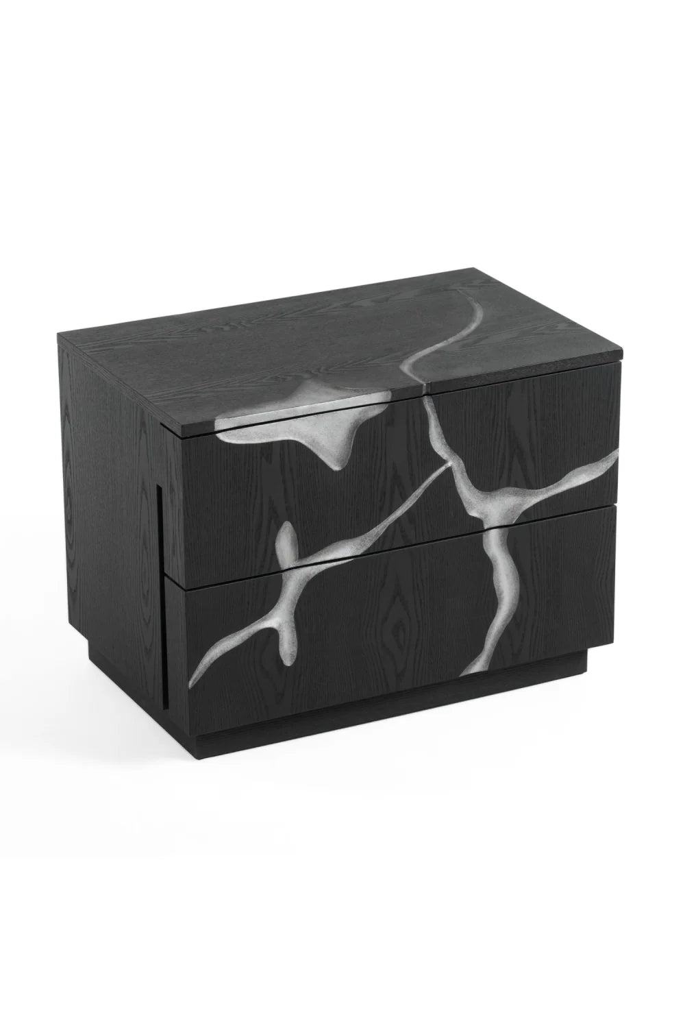 Luxury Modern Aspen 2-Drawer Nightstand European Style for Villa