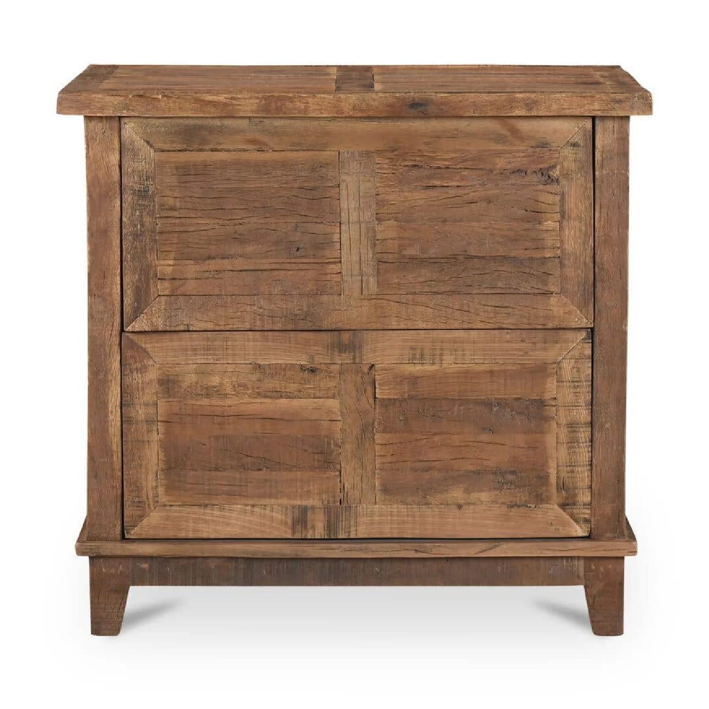 Luxury Modern Augusta Veneer Nightstand European Style for Villa